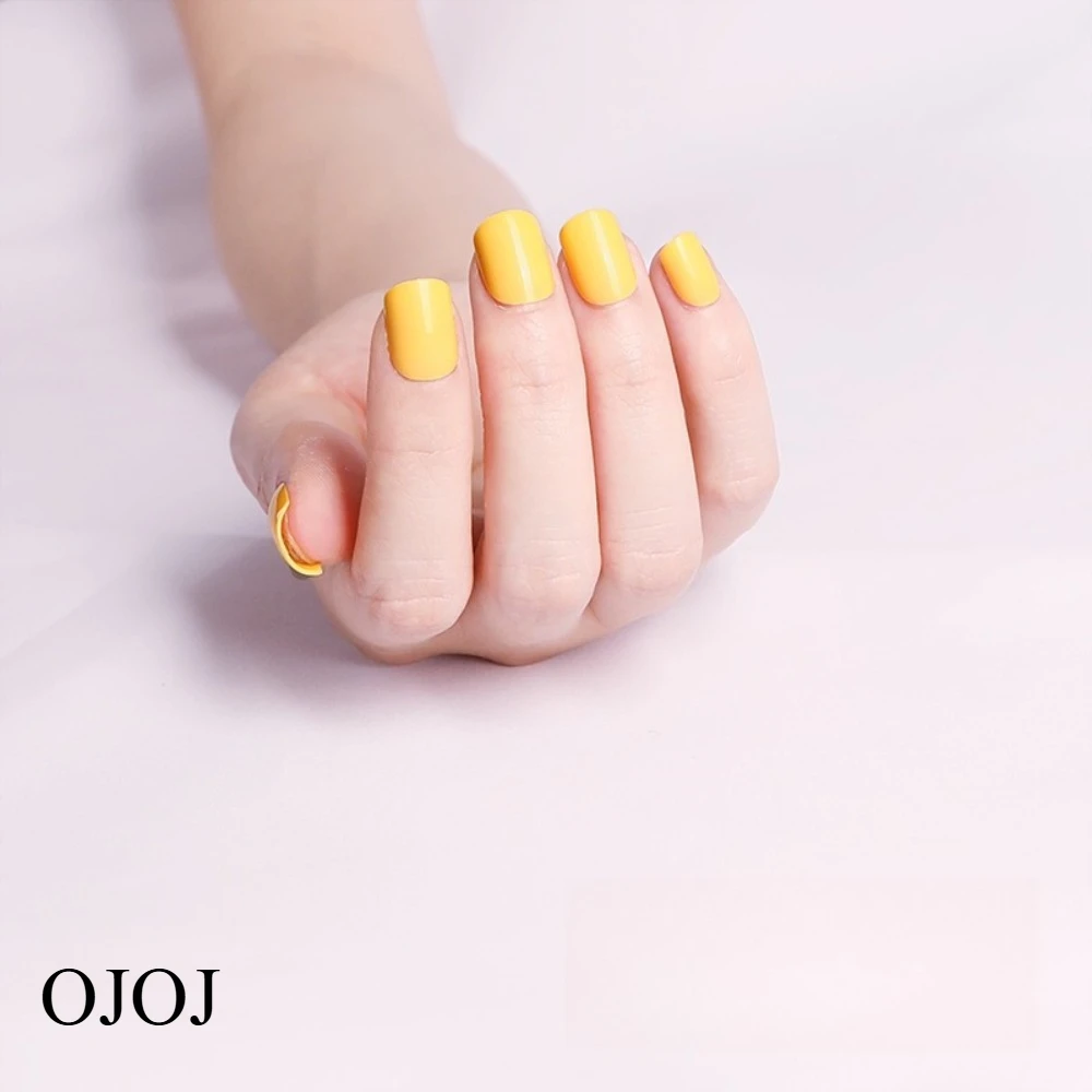 OJOJ Solid Black Glitter Press On Nails Wiederverwendbare künstliche Nägel Salonqualität Mehrere Größen Starker Halt