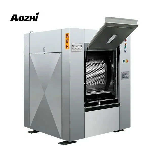30kg/50kg/100kg Hospital Using AOZHI Hygienic Industrial Barrier Washer Extractor Washing Machine Industrial Lavadora Machine