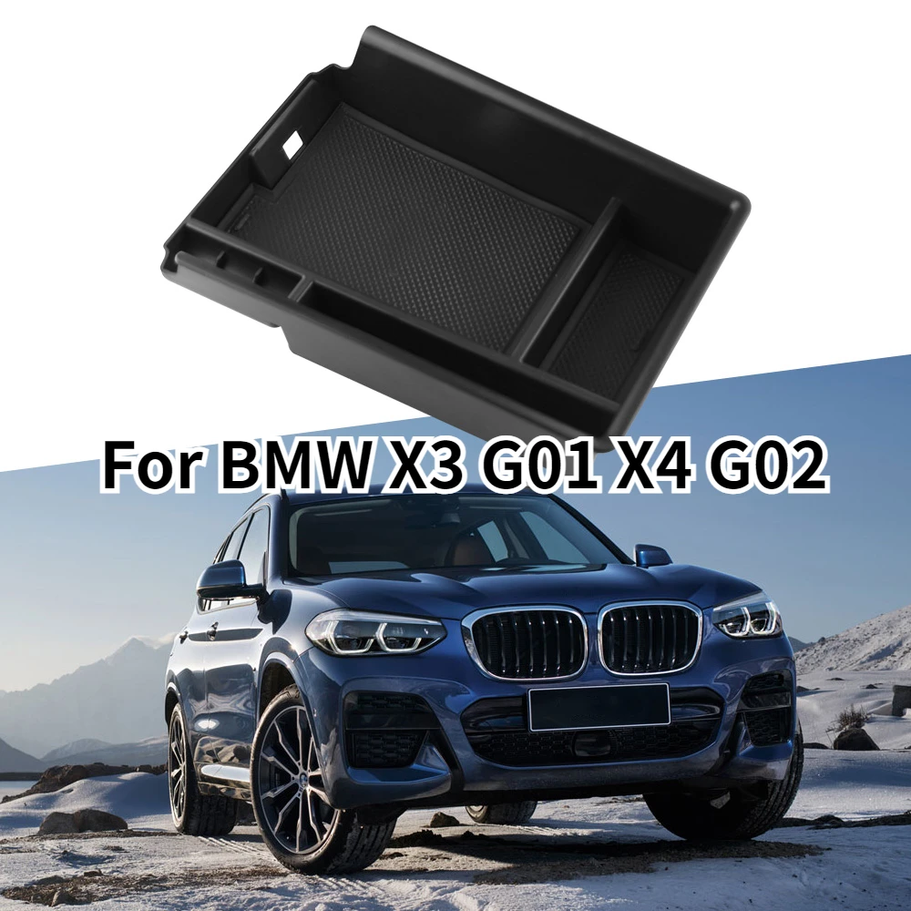 For BMW X3 G01 X4 G02 2019 2020 2021 2022 2023 2024 Car Central Armrest Storage Box Auxiliary Storage Center Console Organizer