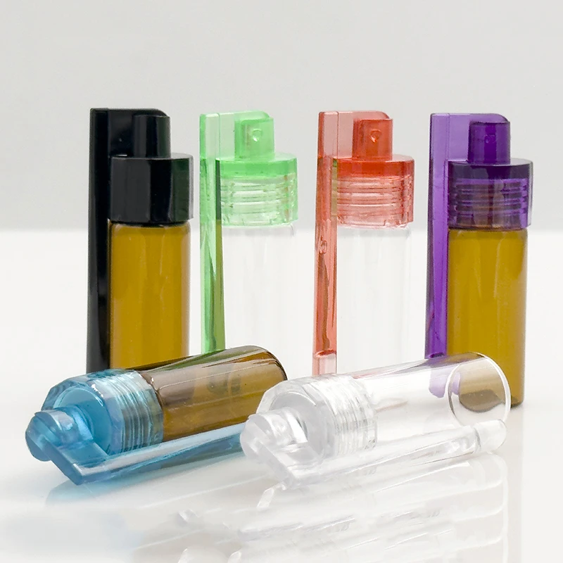 Portable Glass Jar 36MM 51MM Container Bottle Household Home Decor Randomly Cap Color
