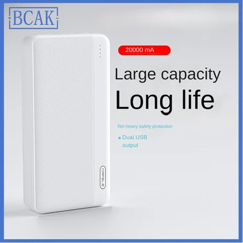 Power Bank большой емкости 200000 Портативная быстрая зарядка мАч, 20000 мАч для мобильного телефона Android, универсальная BCAK