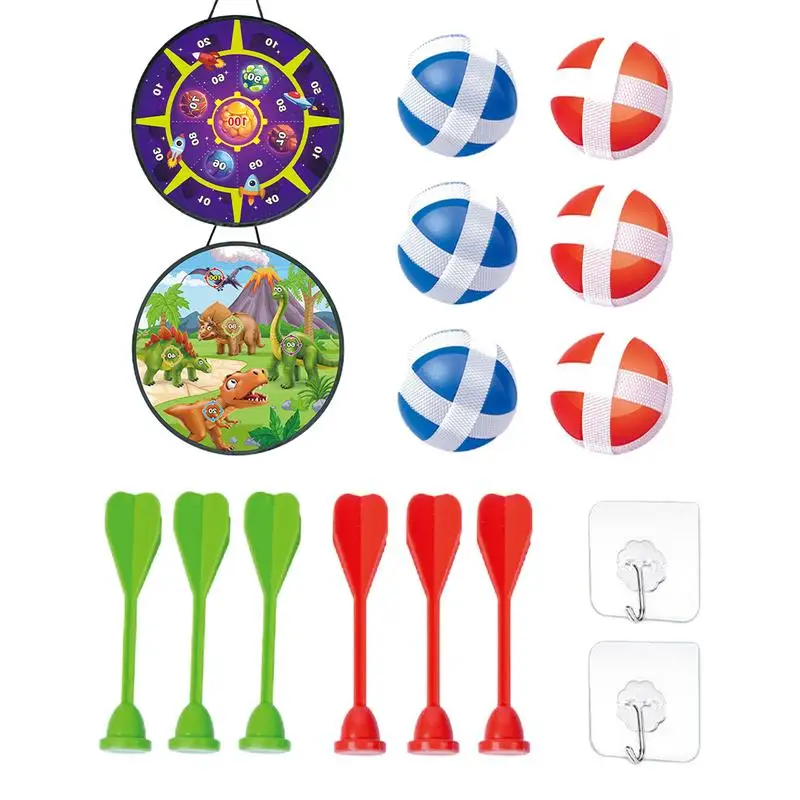 Outdoor Dart Boards Party Favor Magnetic Dart Board For Boys Magnetic Dartboard Set Kids Dart Board With 6 Gluey Balls 6 Darts