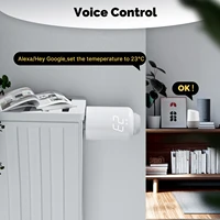 MOES TRV Tuya ZigBee Thermostatic Radiator Valve SmartLife Wireless Remote Heating Temperature Controller Alexa Voice Control - Image 4