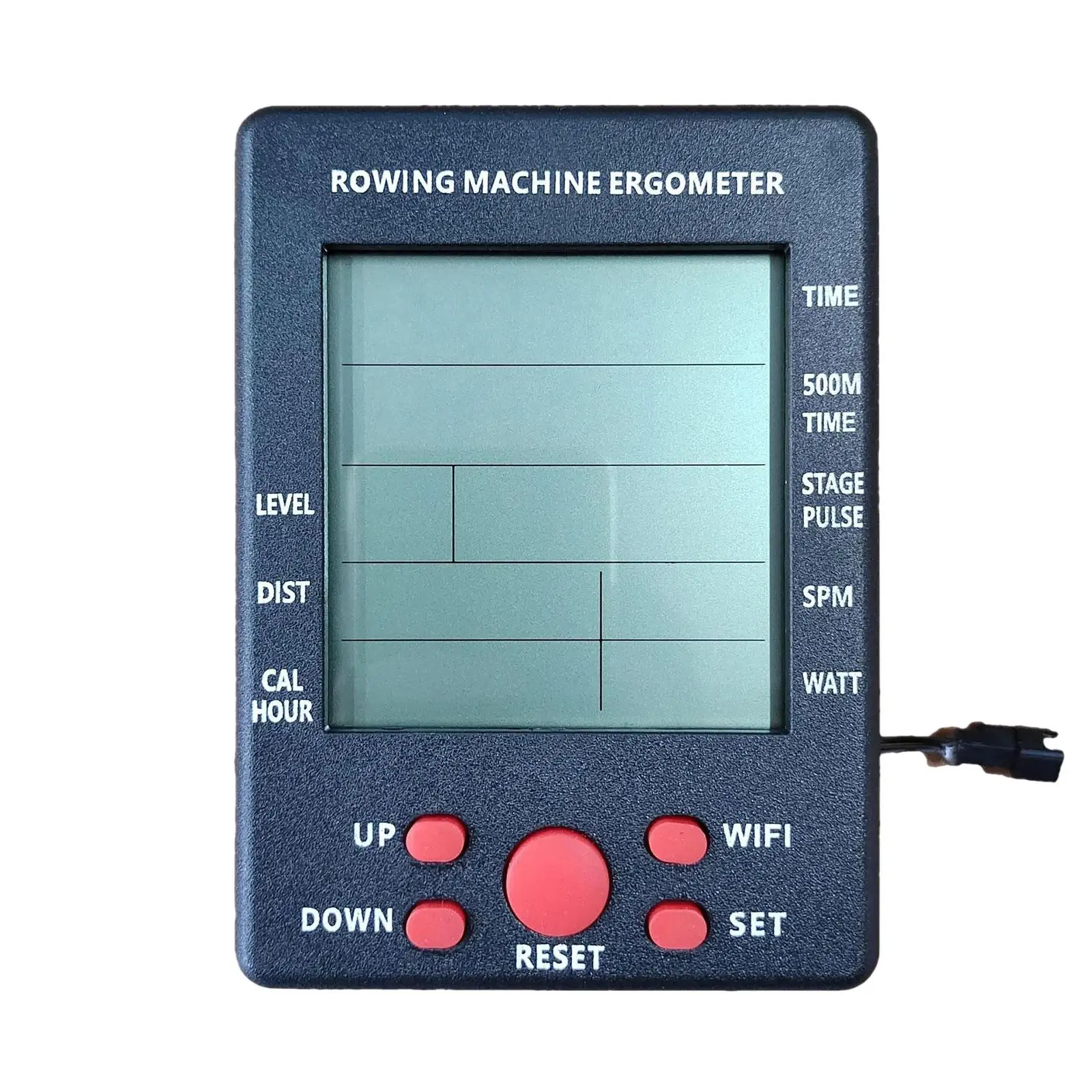 LCD Rowing Machine Counter Speedometer Universal for Indoor Fitness Bike