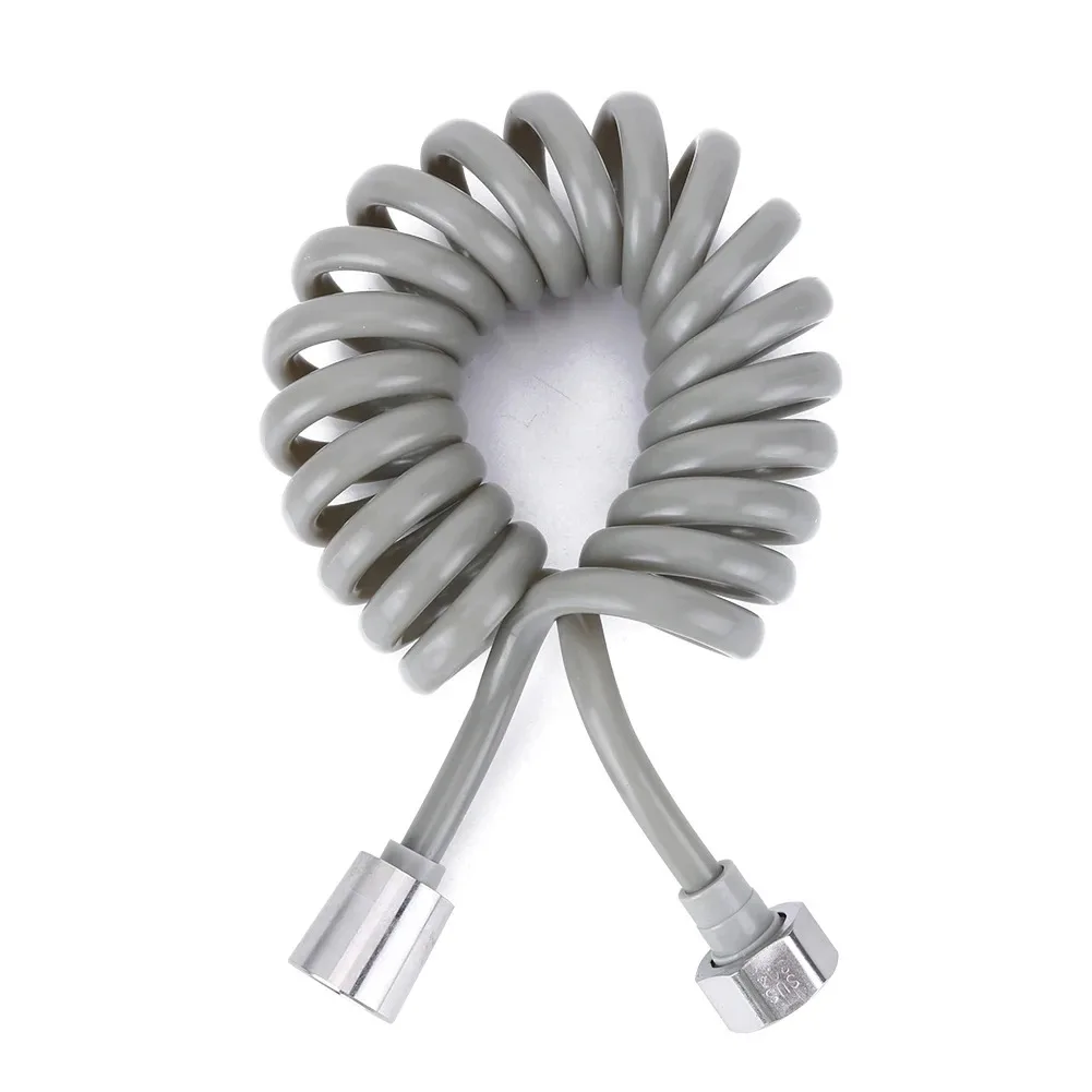 Plastic Water Toilet Bidet Sprayer Flexible Spring Shower head Hose tube Telephone Line soft Hoses bathroom Accessories