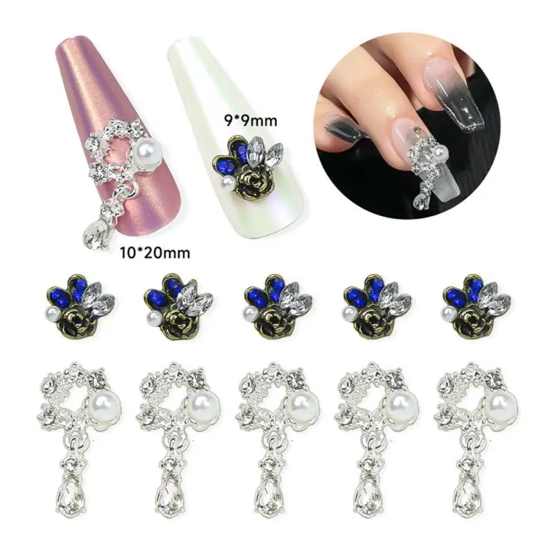 Crystal Mud Decoration 24 Love Diamonds Glass Rhinestone Nail Removable Crystal And Translucent Gems For Nails Nail Art