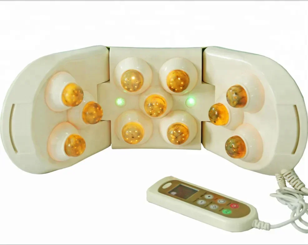 2026/therapy Jade heating vibration massage Thermal therapy apparatus 11balls jade projector