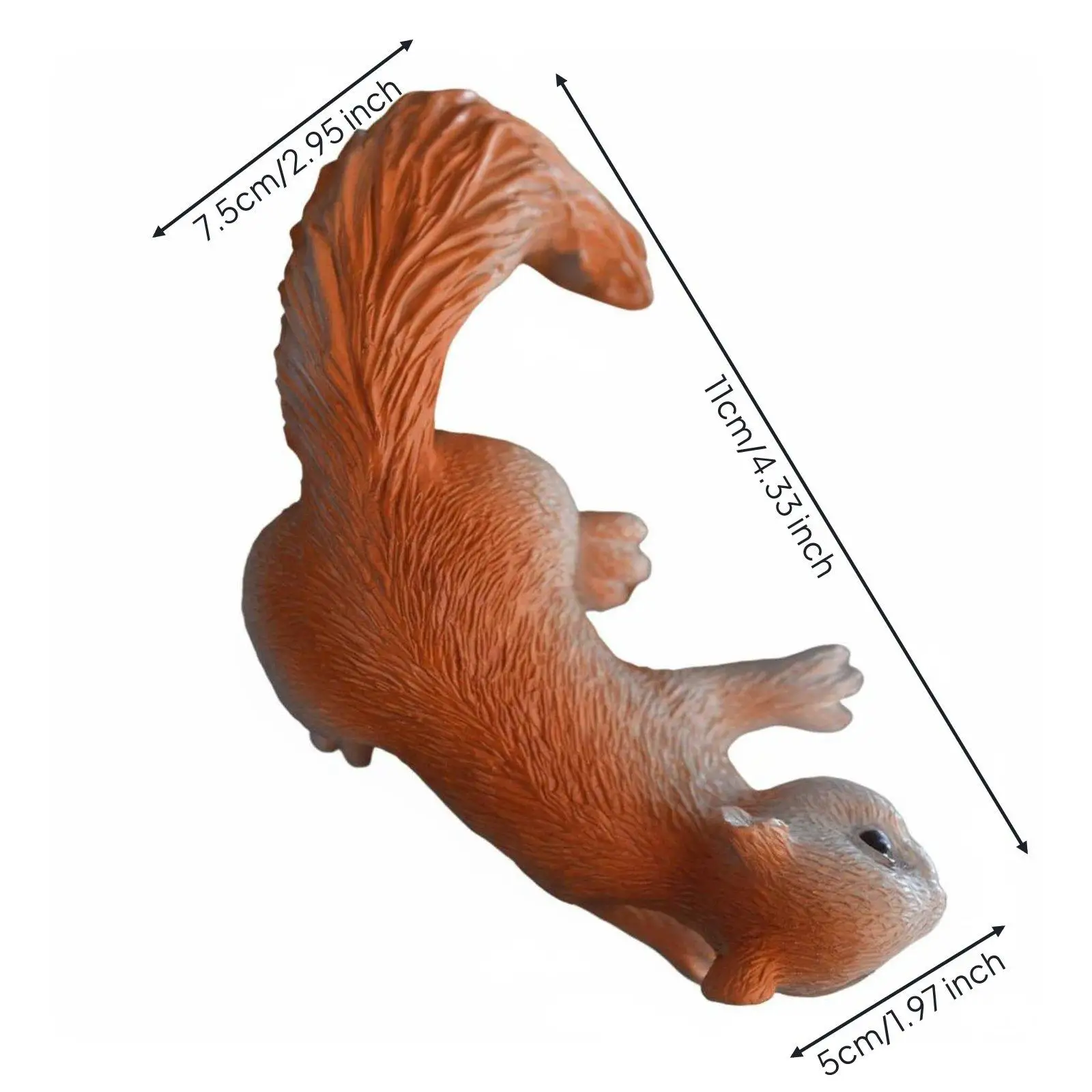 Climbing Squirrel Decor Weather Resistant Resin for Flower Pots