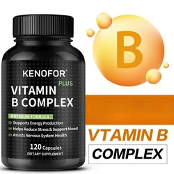 Vitamin B Complex Capsules - Improves Mood, Nervous System, Energy, Immunity, Improves Sleep