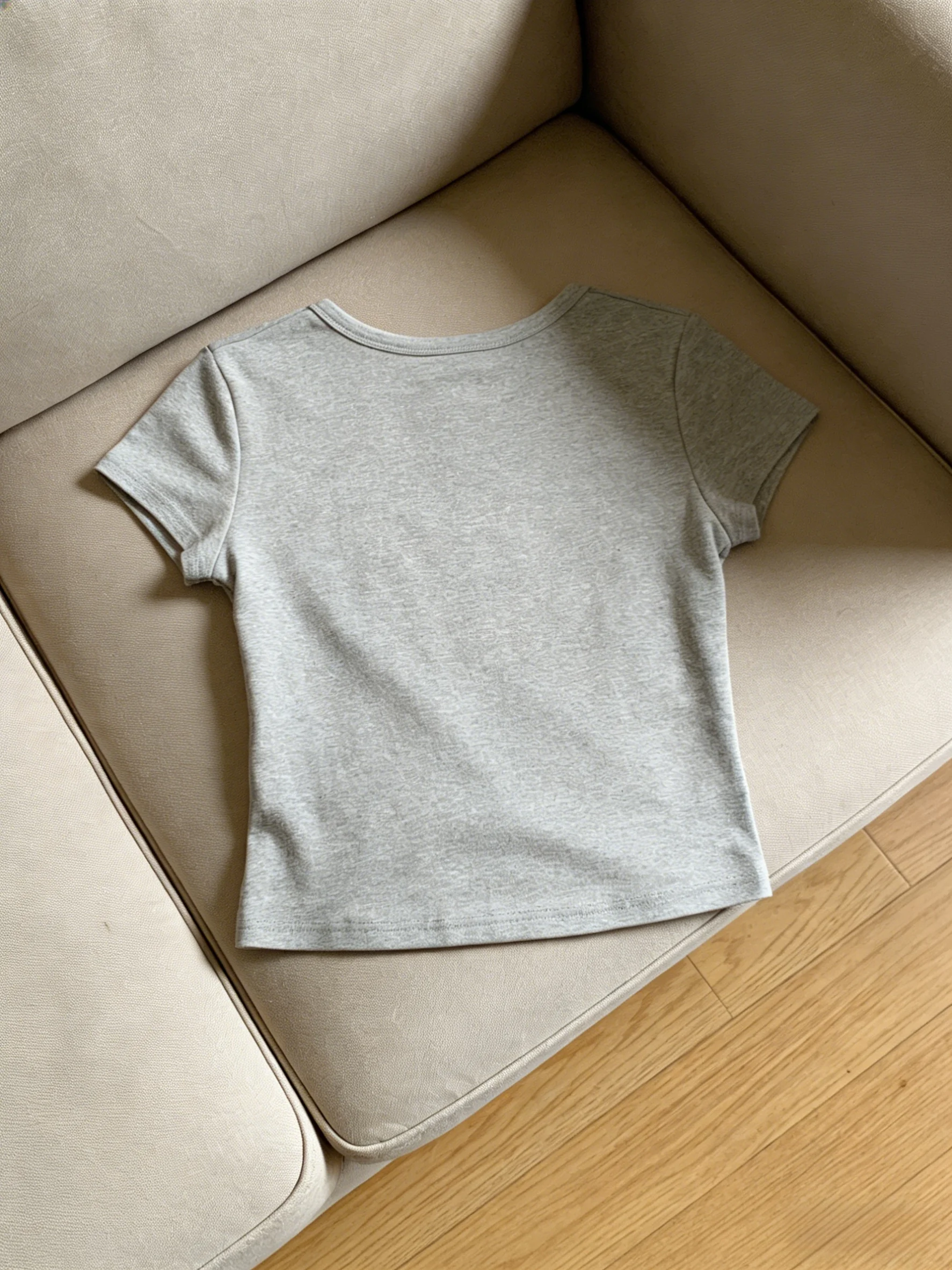 Women 3 Pack Crew Neck Short Sleeve Crop Top Set Casual Solid Basic Cropped Tee Set