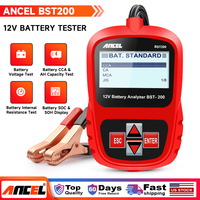 ANCEL BST200 Car Battery Load Tester Analyzer 12V 1100CCA Battery Analyzer Automotive Scanner Car Diagnostic Tool Free Update ﻿