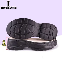 2024 Diy Hand Knitting Materials Slippers sole Rubber Outsole High Quality Crochet Needles Indoor Slippers Thick Sole