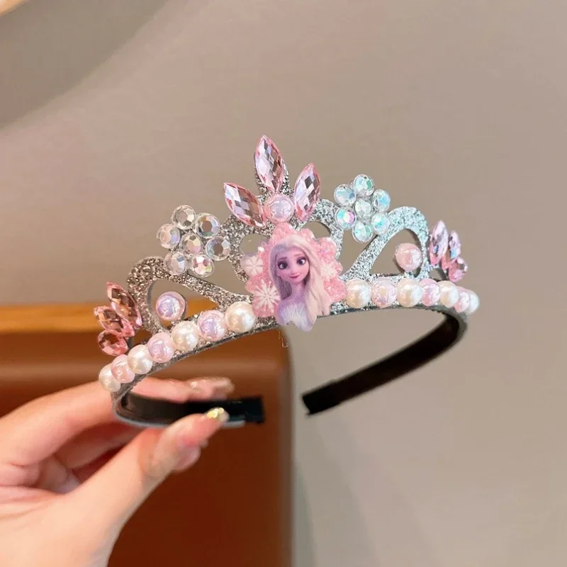 disney  Frozen Elsa Princess Jewelry hair ornaments, women's hair accessories, headbands,tea party, stage decor hair accessories