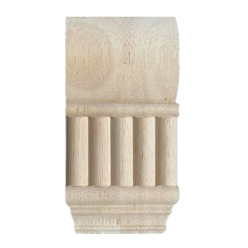 12-20cm Vintage Wood Carved Onlay Applique Carpenter Frame Decal Furniture Decor Wooden Craft Decorative Gate Flower Ornament