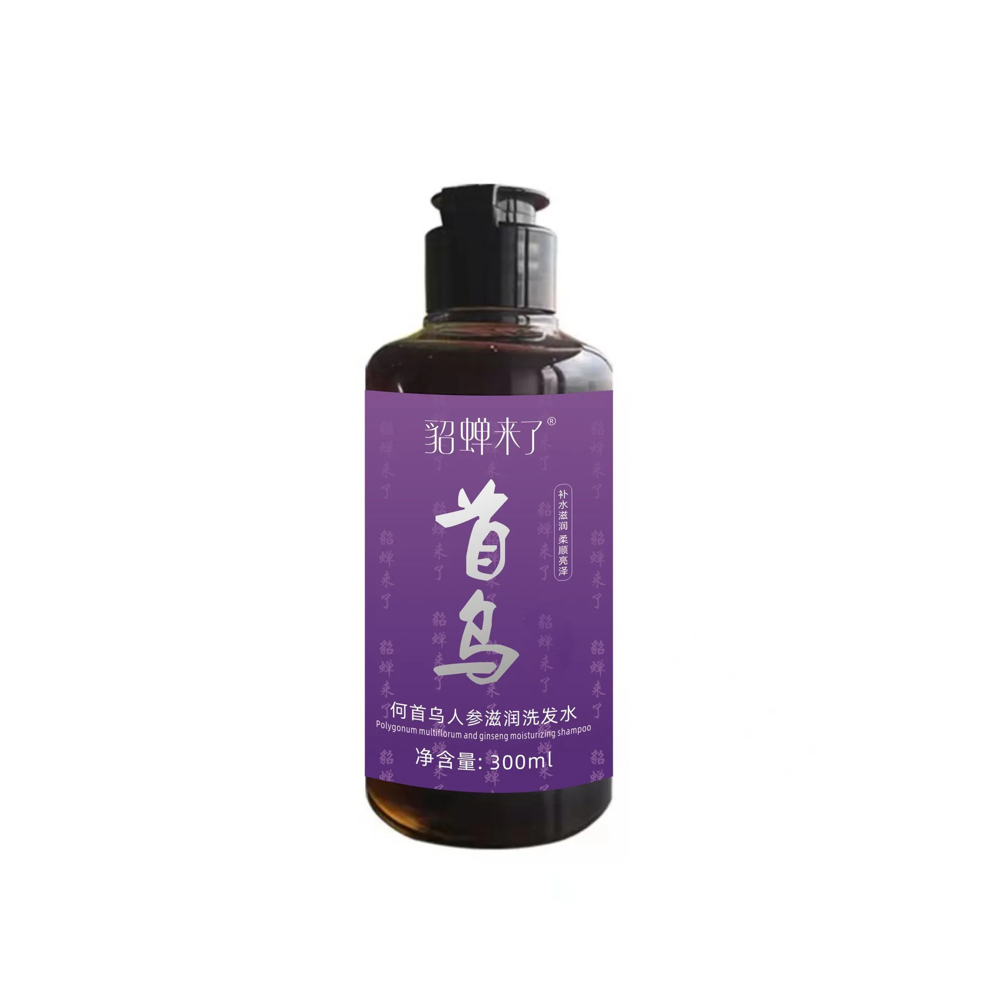 

Polygonum Multiflorum Shampoo 300ml Ginseng Herbal Care For Smooth Hair Anti Dandruff Itch Relief