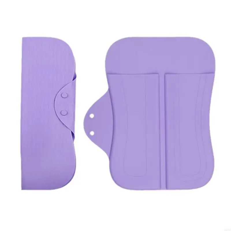 A0NC Silicone Tampons résistants à chaleur Plate sécurité en fer plat Curling Iron Pad pour les fers à curling