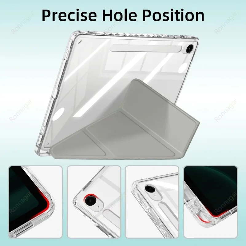 Inteligentne etui Y-Fold do Samsung Galaxy Tab S12 Plus 12.4 2026, S11, S10 Lite, etui 5G SM-X730/X736, S10, S9, S7 FE, S8 Plus 12.4, 13.1. — zdjęcie produktu 3