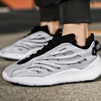 2025 Spring and Summer New Men's Fashion Casual Shoes Breathable All-match Sports Shoes Luminous Basketball Shoes