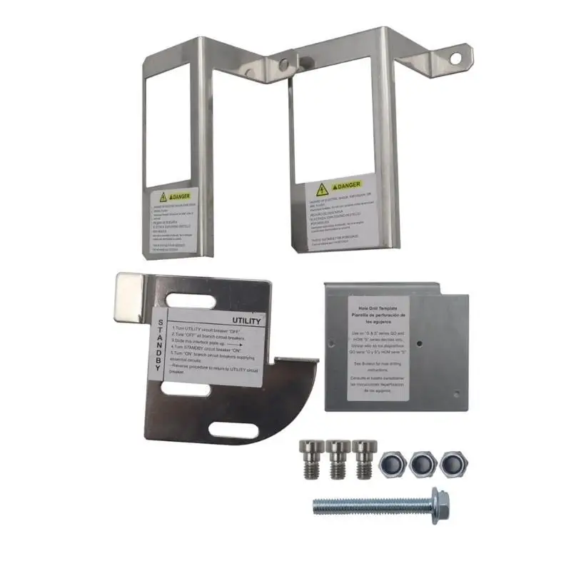 

02DE Upgraded Generator Interlocks Fit for SquareD QO or Homeline 150 and 200Amp Panels 1-3/8 Inch Space