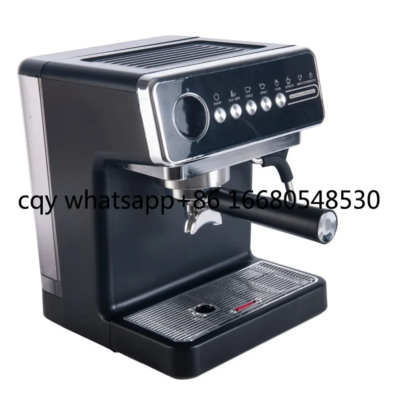 Italian Coffee Machine with 15Bar Pressure and Plastic Construction