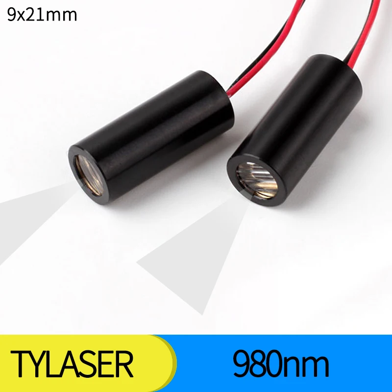 Invisible Light 9x21mm 980nm 5mW 10mW 30mW IR Line Laser Module Industrial Grade APC Driver TYLASERS