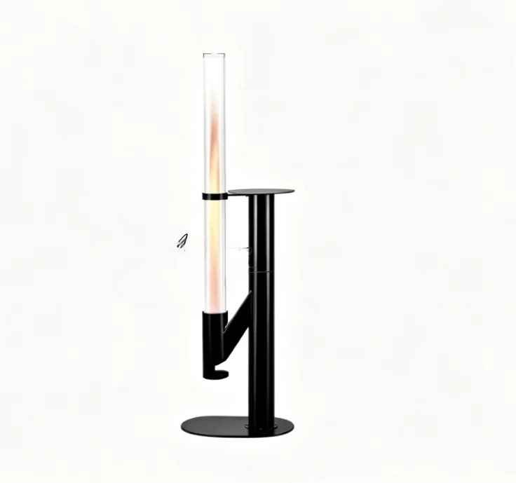 Wood Pellet Rocket Stove Outdoor Fireplace for Camping Garden Patio Efficient Heating with Accessories