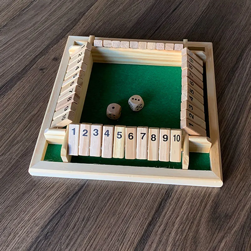 

Four-Sided Flip Card Number Toy Children's Parent-Child Board Bar Party Leisure Gambling Game