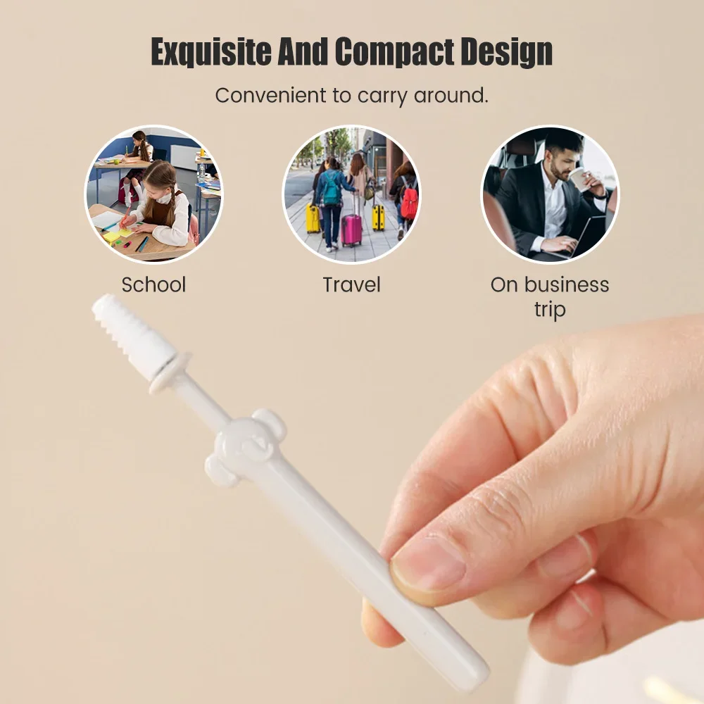 

Multifunctional Nasal Wax Stick Sterile Nose Cleaning Stick Nasal Wash Wax Nose Hair Removal Cleansing Brush for Children Adults