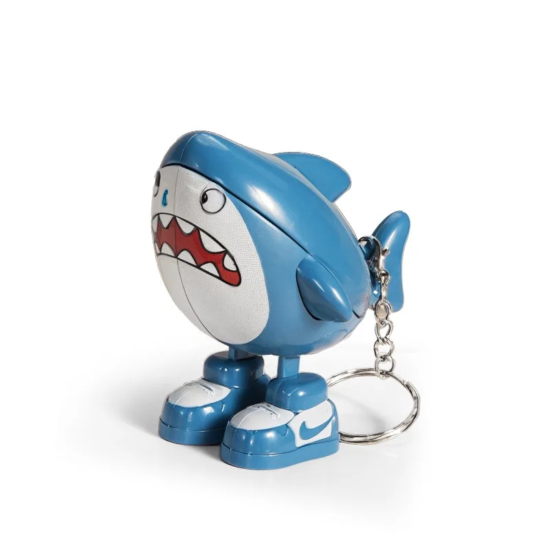 Klokwerk haai zwaaiend speelgoed opwindbaar cartoon grappige haai sleutelhanger hanger creatief decompressie klein speelgoed