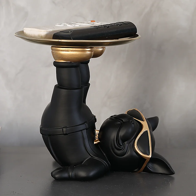 รูปปั้นเฟรนช์บูลด็อกสุดเท่พร้อ - Resin Art Table บทวิจารณ์และราคา