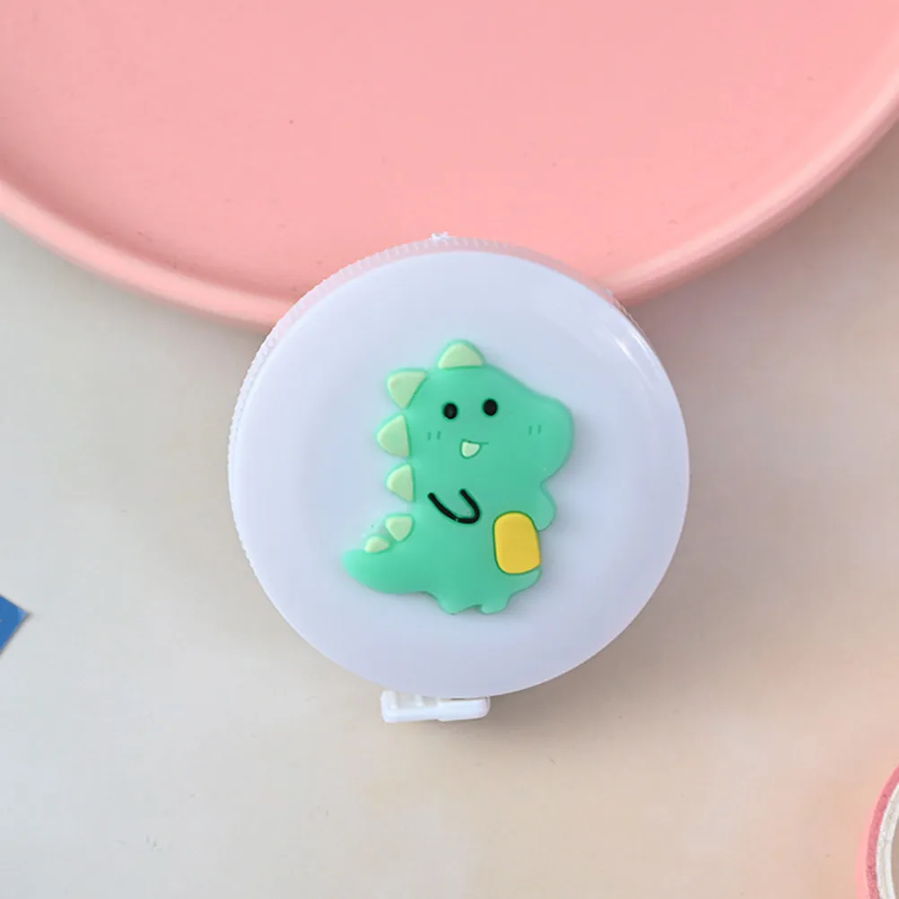 

8 pcs Cartoon Tape Measure Retractable Mini Measuring Tool For Sewing Diy Crafts Body Measurement Portable Plastic Silicone