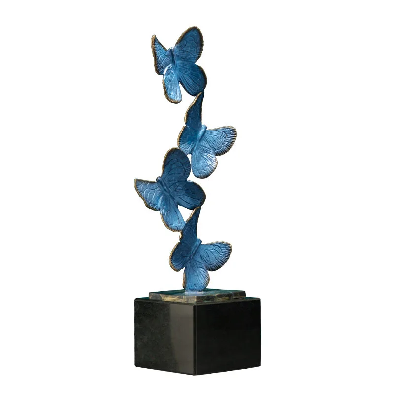 

Copper years dance, brass butterfly ornaments, butterfly flying colored copper handicrafts home entrance copper jewelry