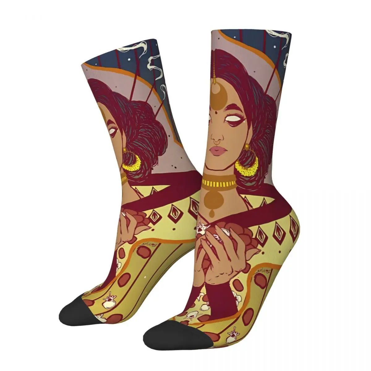 Gulab Jam Sock Printed Man Polyester