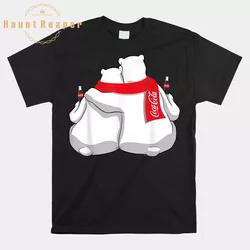 Haunt Reaper Men T Shirt Coca Cola Snowmies Polar Bears Holiday Shirt For Men Cotton Tops Tees Harajuku