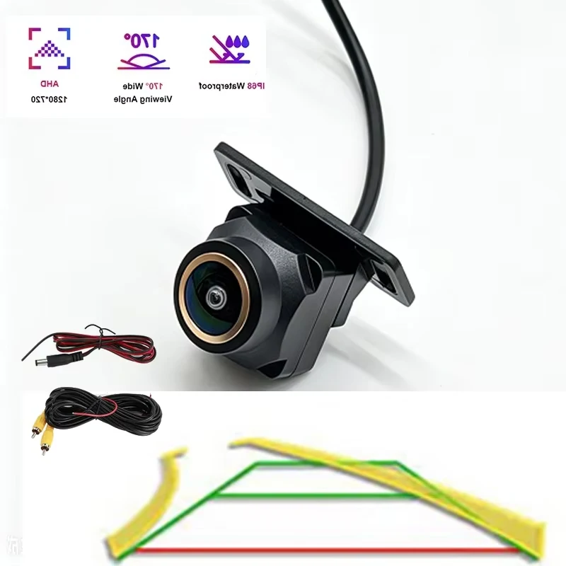 JISUIDA AHD 1080P Car Front and Rear Reversing Camera 170 Fisheye Lens Full HD Night Vision AHD Car Reversing Camera