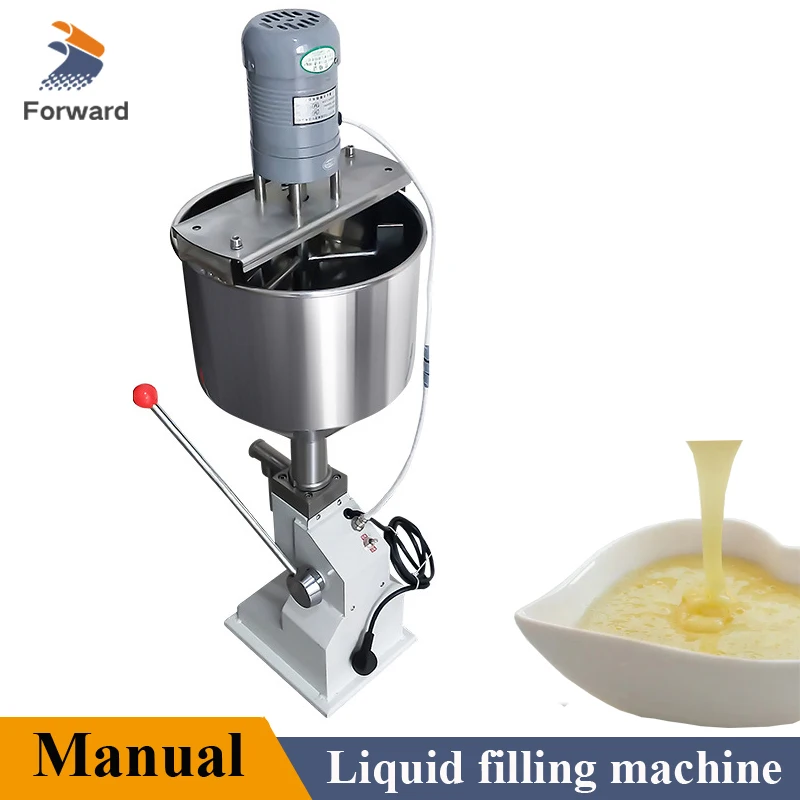 

Manual Food Oil Filling Machine Electric Water Sauce Cream Honey Liquid Paste Packaging Equipment Shampoo Juice Filler