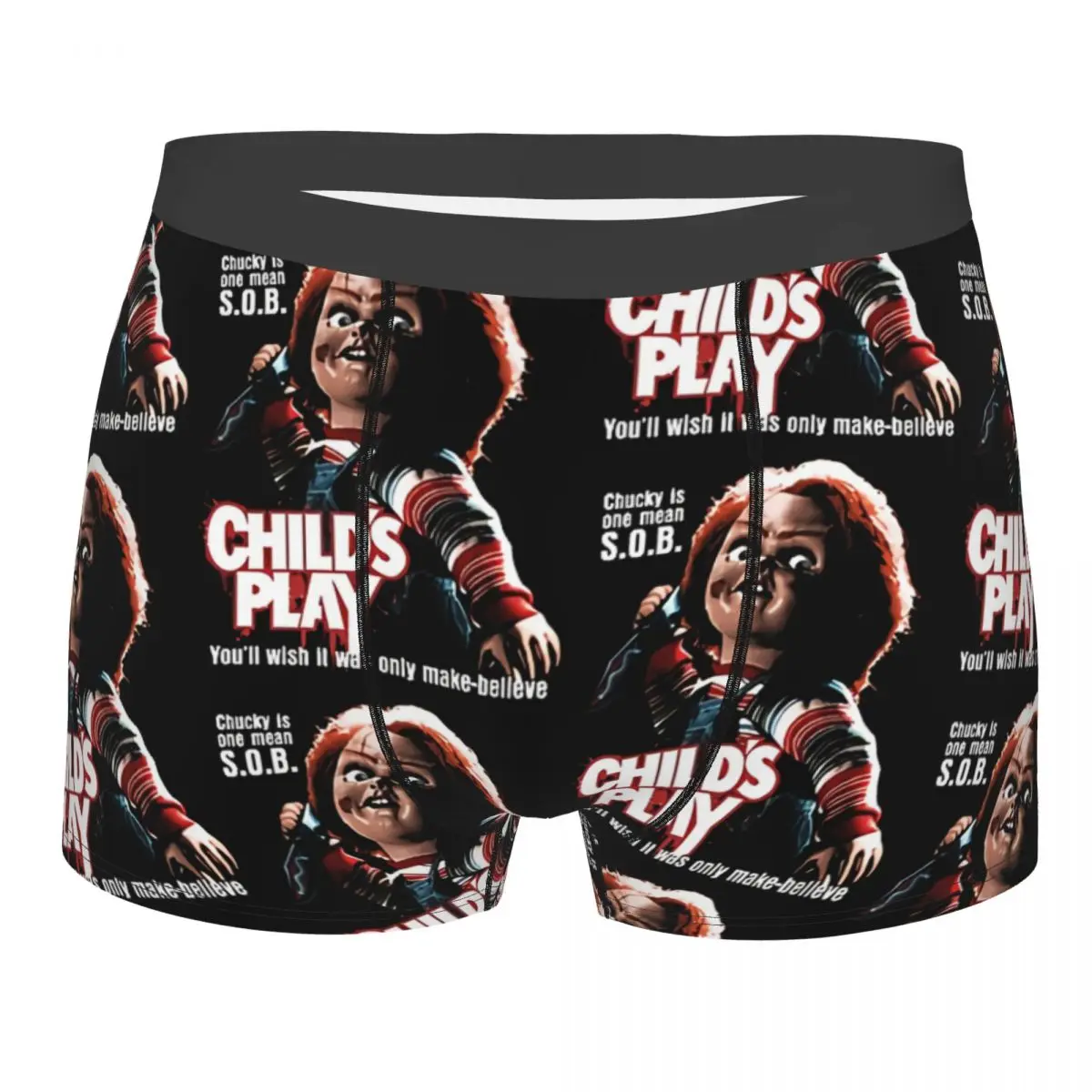 Child's Play Men Boxer Briefs Underpants Horror Movies Highly Breathable Top Quality Birthday Gifts