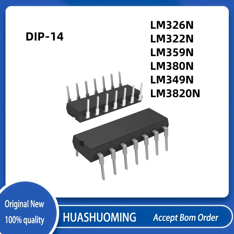 

5 шт./лот LM325N LM326N LM322N LM359N LM3578AN LM3364K-15 LM346N LM360N LM386N-4 LM380N LM392N LM3820N LM349N LM311N