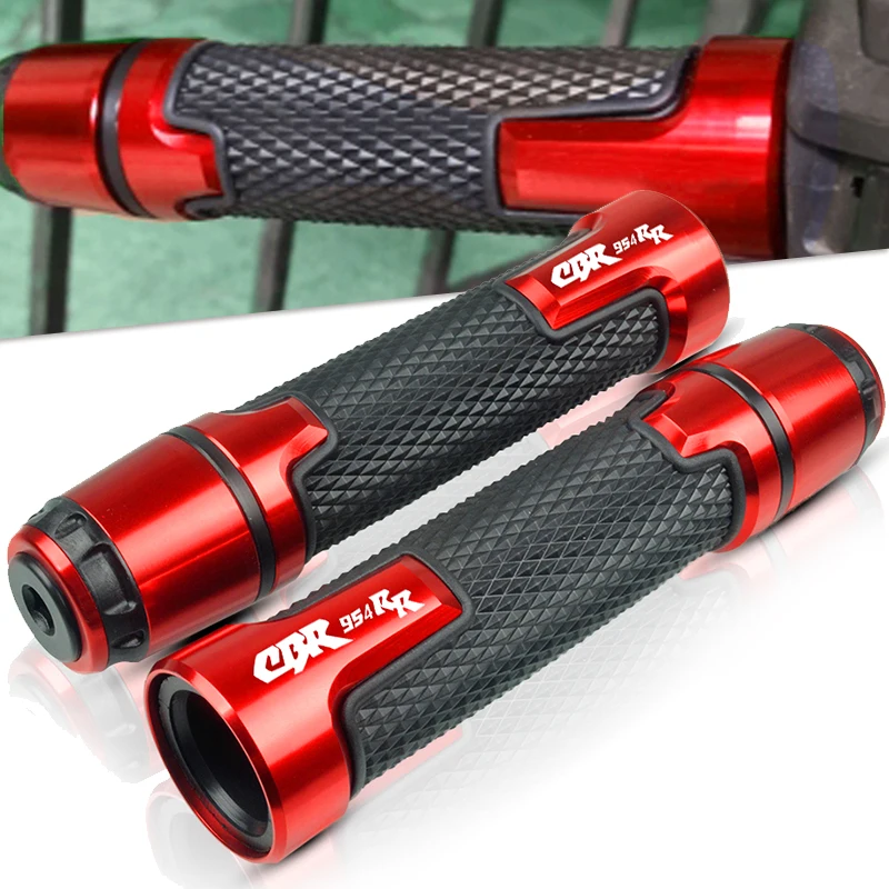 

7/8"22MM CNC Motorcycle handlebar grip ends handles Motorbike handlebar grips FOR HONDA CBR954RR Fireblade CBR 954RR 2002 - 2003