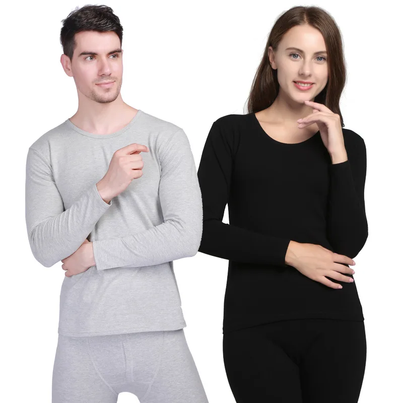 2 Piece/Set Long Johns Men Woman Winter Thermal Suit Male Female Warm Thermal Underwear Clothing Long Underwear Winter Sleepwear