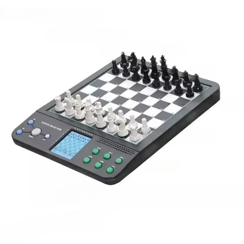 

2025 Beginners chess computer electronic board with talking English Germany magnetic chess pieces Self Teaching Program