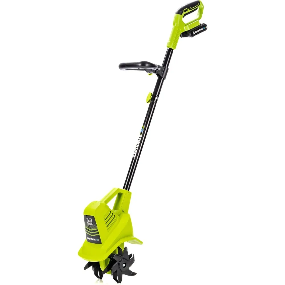 

TC70020IT 20-Volt 7.5-Inch Cordless Electric Garden Tiller Cultivator, (2AH Battery & Fast Charger Included), Green