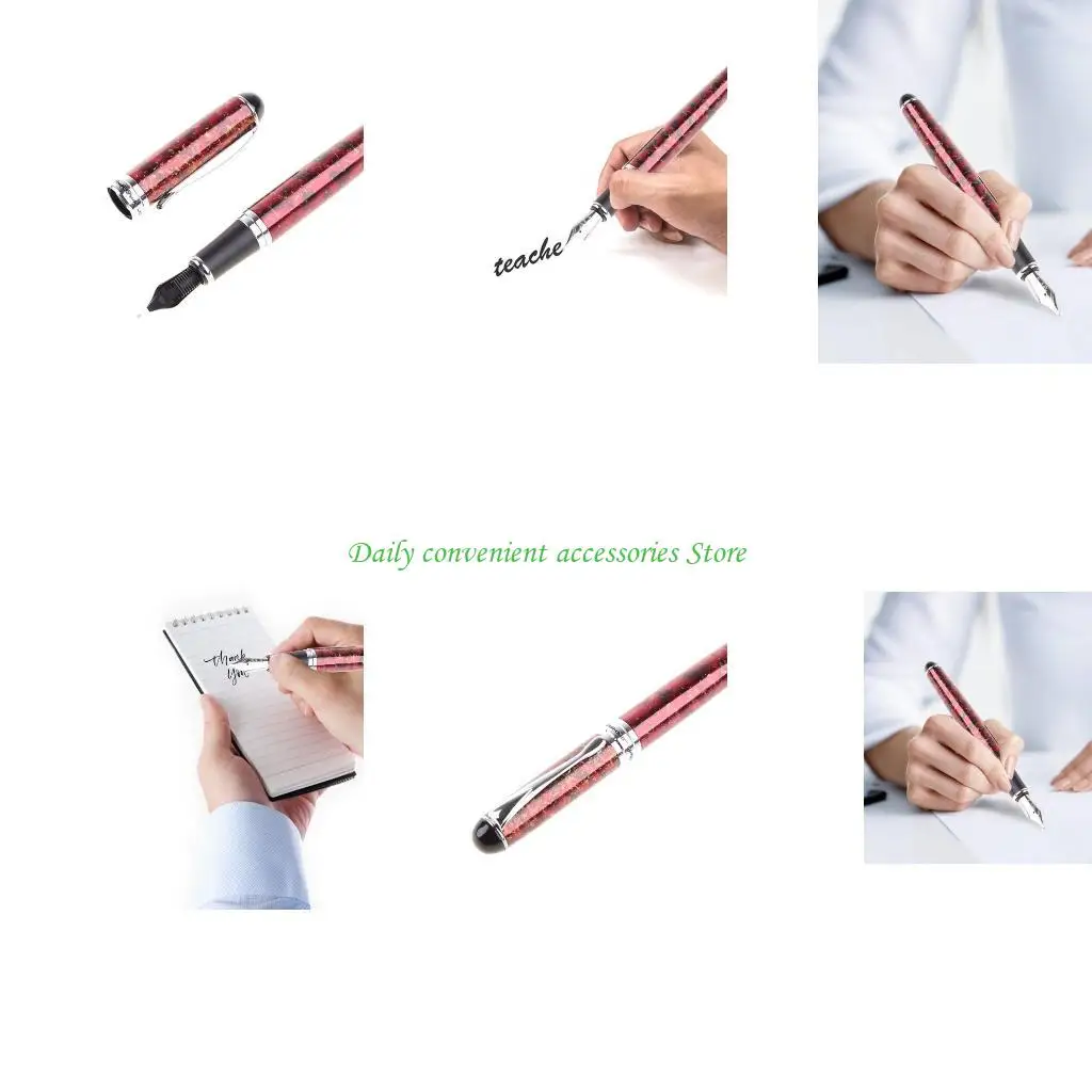 

97QB Jinhao X750 Lava Red Nib Fountain ручка хороший подарок