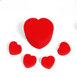 5pcs/Set Multiplying Sponge Hearts Magic Tricks Valentine'S Or Wedding Close-Up Stage Magic Props Magic Accessories Child Toys