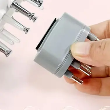 

3 в 1, массажная расческа для роста волос EMS с дозатором масла для волос, красный, синий свет, против выпадения волос, высокочастотный вибрационный массажер для кожи головы