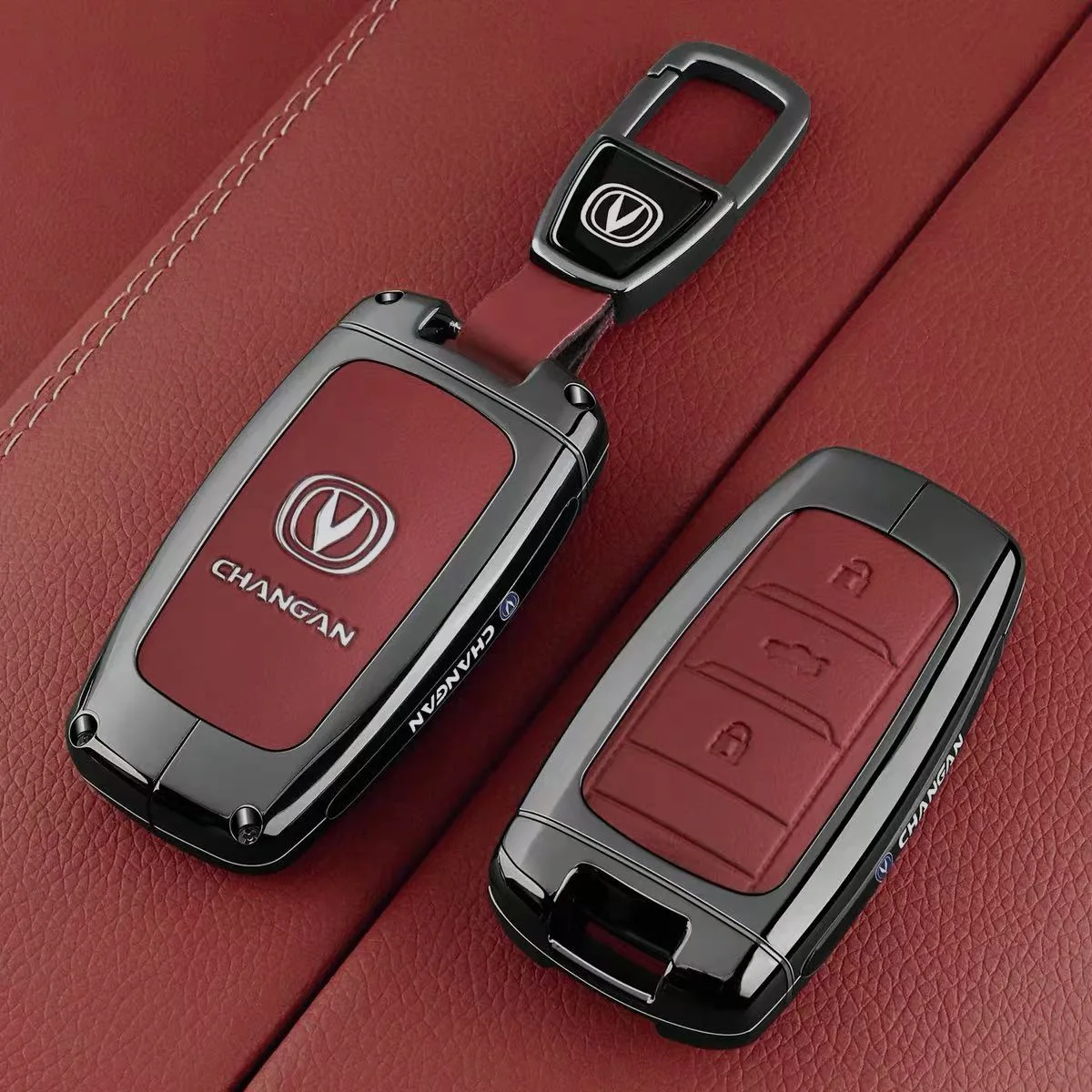 Key Case Cover Shell Fob Holder for Changan CS35 Eado XT DT Raeton CC Lingxuan CS55 Ruicheng CS75 Old Model Accessories