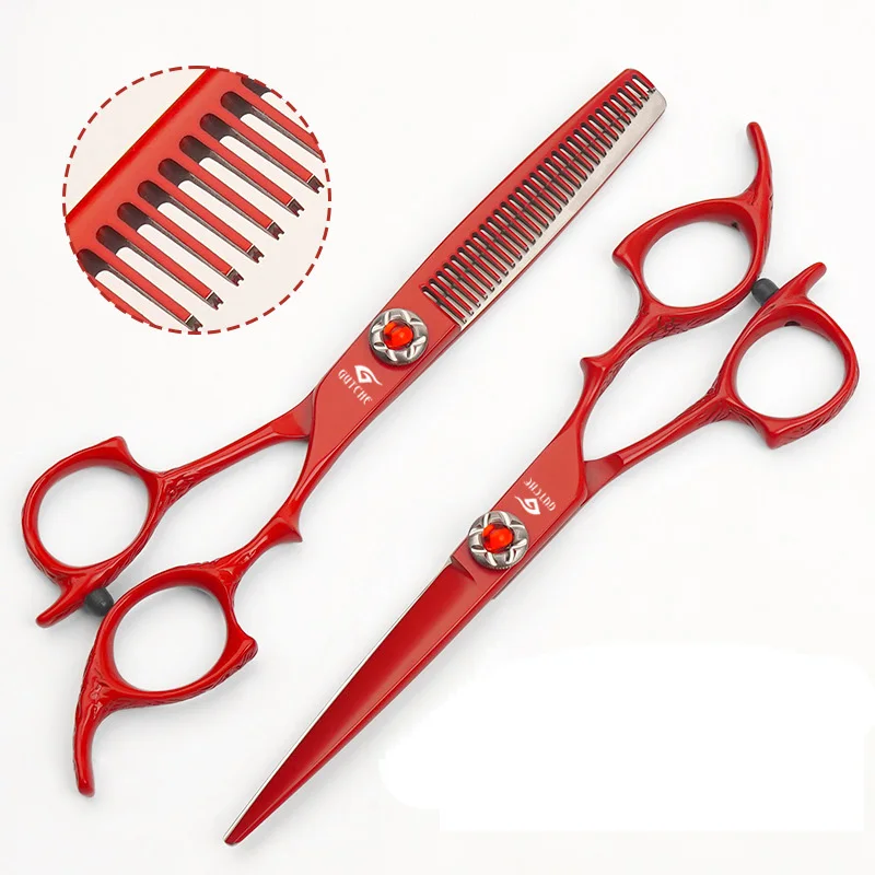 

Professional Hair Scissors Barber Hairdressing Scissors Thinning Scissors 440C Haircut Shears Hair Cutting Hairdresser