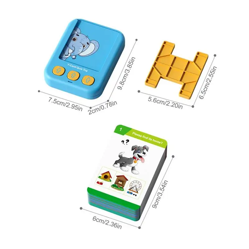 Early Education Flash Card Learning Toy Talking Flashcards for Kid Preschool English Electronic Audio Book Machine Toddlers Gift