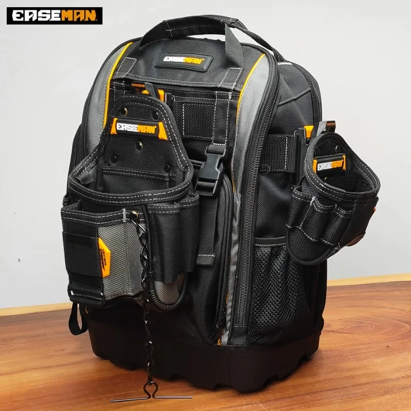 Multi-function Heavy Duty Shoulder Tool Backpack Quick Disassembly Electrician Hardware Maintenance Durable Tool Storage
