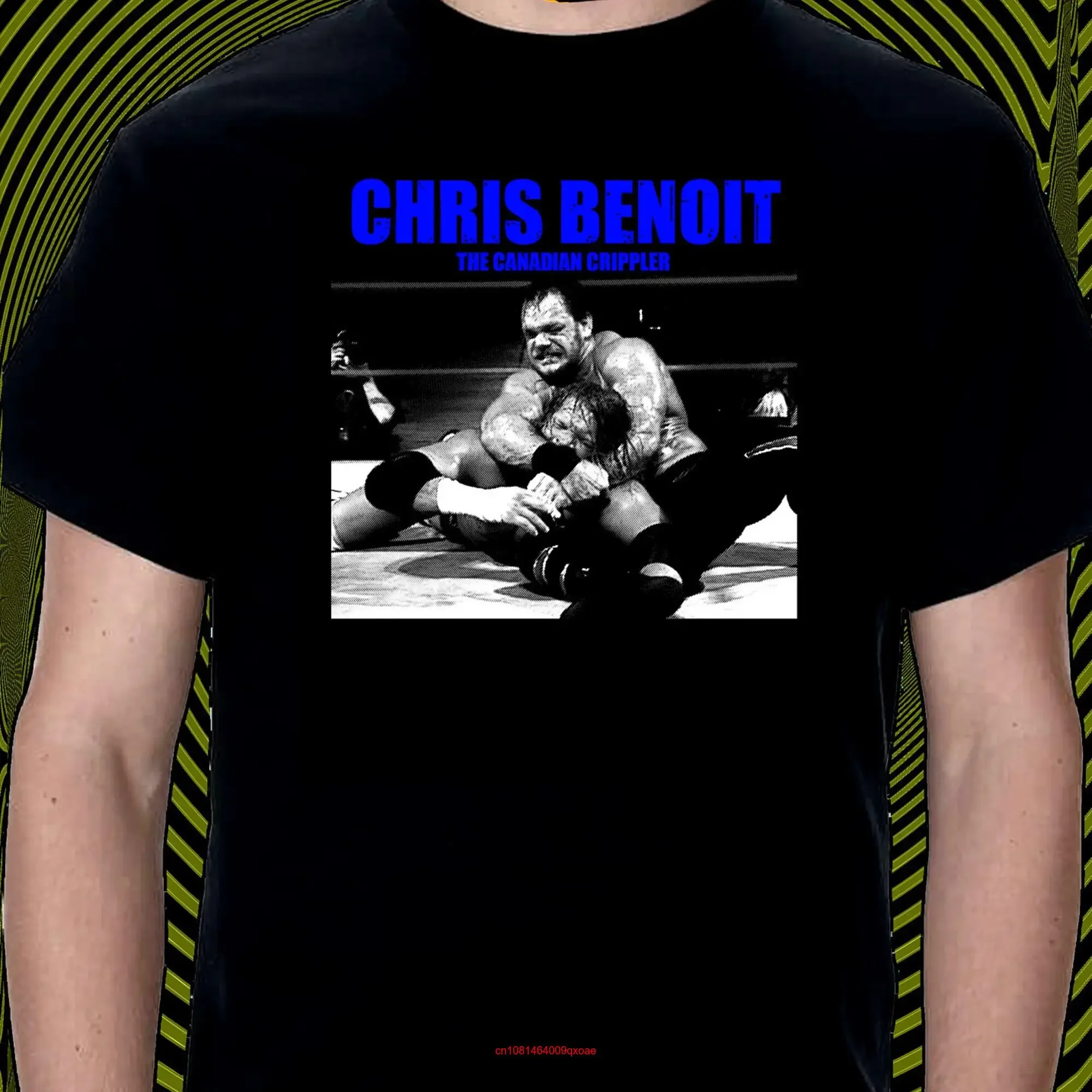 Chris Benoit Canadian Crippler T Shirt long or short sleeves